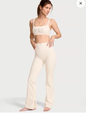 Victoria Secret WinterTech™ Cream Flare Legging